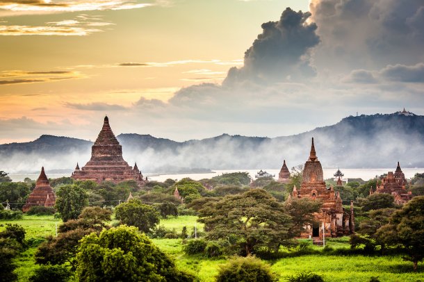 View of Temples, Bagan, Myanmar