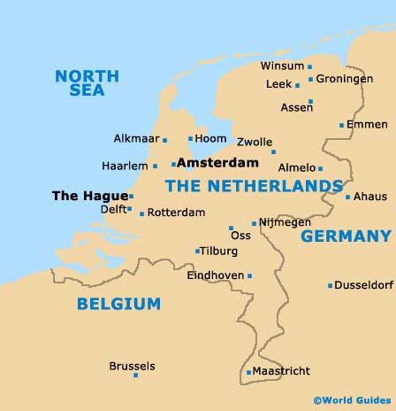 harta olanda delft map netherland